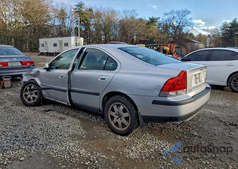 2003 Volvo S60 2.5T из США, поврежденный, VIN YV1RH59H332271398